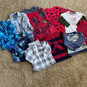Boys bundle of 18-24 months tops